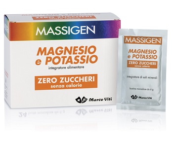 MASSIGEN MAGNESIO E POTASSIO ZERO ZUCCHERI 24 BUSTINE + 6 GRATIS