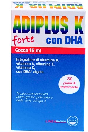 ADIPLUS K FORTE CON DHA GOCCE FLACONCINO 15 ML