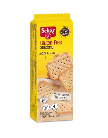 SCHAR SNACKERS CRACKERS CON SALE MARINO SENZA LATTOSIO 4 PORZIONI DA 29 G