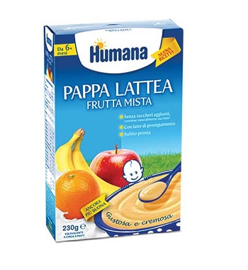 HUMANA PAPPA FRUTTA MISTA 230 G