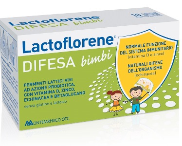 LACTOFLORENE DIFESA BAMBINI 10 FLACONI 100 ML