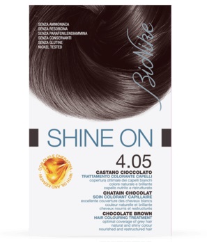 BIONIKE SHINE ON TRATTAMENTO COLORANTE CAPELLI CASTANO CIOCCOLATO 4.05