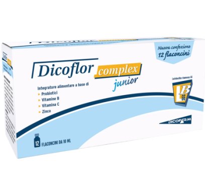 DICOFLOR COMPLEX JUNIOR 12 FLACONI DA 10 ML
