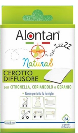 ALONTAN NATURAL CEROTTO ANTIZANZARA ADESIVO 21 PEZZI