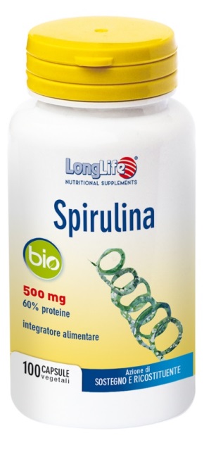 LONGLIFE SPIRULINA BIO 500 MG 100 CAPSULE VEGETALI