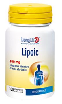 LONGLIFE LIPOIC 100 MG 100 CAPSULE