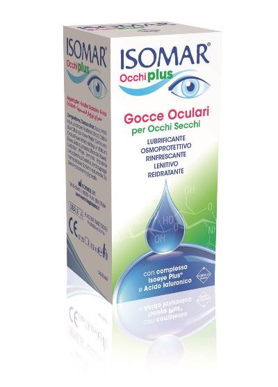 ISOMAR OCCHI PLUS GOCCE OCULARI PER OCCHI SECCHI ALL’ACIDO IALURONICO 0,25% 10 ML