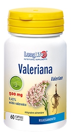 LONGLIFE VALERIANA 60 CAPSULE 500 MG