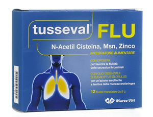 TUSSEVAL FLU 12 BUSTINE SOLUBILI 60 G