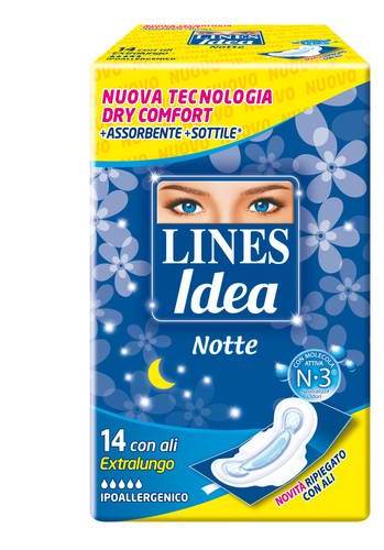 LINES IDEA NOTTE CON ALI RIPIEGATE 14 PEZZI