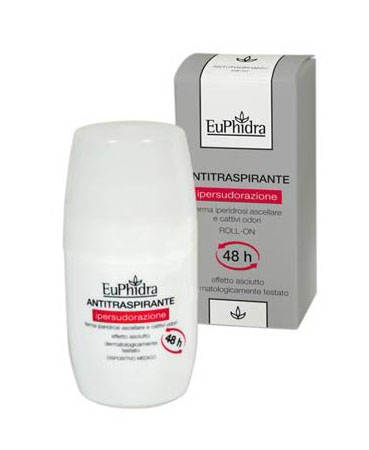 EUPHIDRA DEODORANTE IN EMULSIONE IN FLACONE ROLL-ON CON ASTUCCIO ANTITRASPIRANTE 50 ML