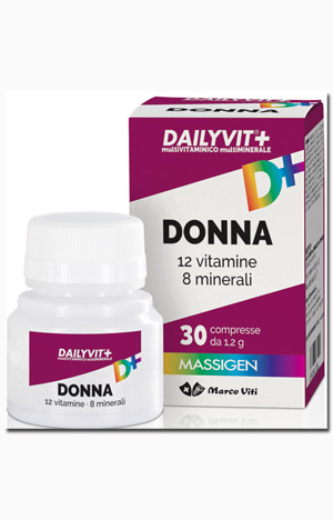 DAILYVIT+ DONNA MULTIVITAMINICO E MULTIMINERALE 30 COMPRESSERIVESTITE