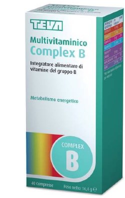 MULTIVITAMINICO COMPLEX B TEVA 40 COMPRESSE 16,4 G