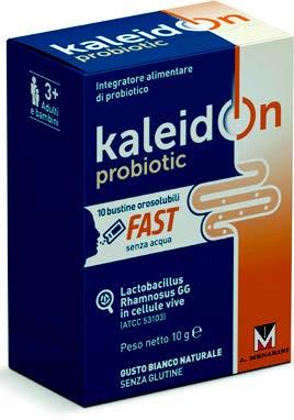 KALEIDON PROBIOTIC FAST BIANCO NATURALE 10 BUSTE OROSOLUBILI