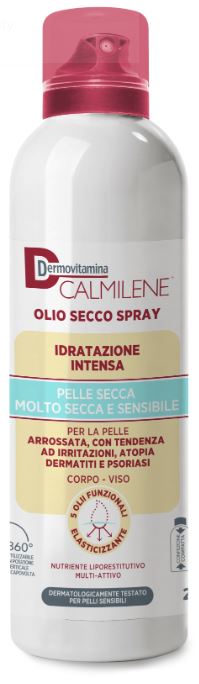 DERMOVITAMINA CALMILENE OLIO SECCO SPRAY IDRATAZIONE INTENSAPER PELLE SECCA, MOLTO SECCA E SENSIBILE 200 ML