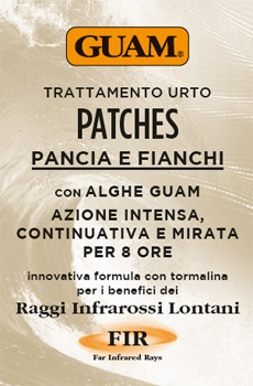 GUAM PATCHES TRATTAMENTO URTO PANCIA E FIANCHI 8 PEZZI