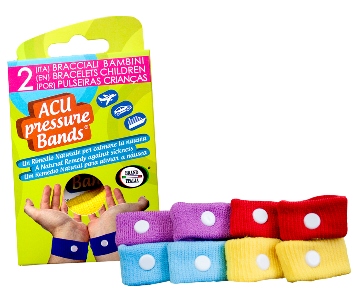 BRACCIALE ACU PRESSURE BAND BAMBINI 2 PEZZI