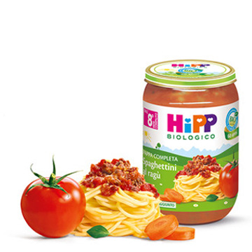 HIPP BIO SPAGHETTINI AL RAGU’ 220 G