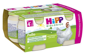 HIPP BIO HIPP BIO OMOGENEIZZATO POLLO 4X80 G