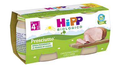 HIPP BIO HIPP BIO OMOGENEIZZATO PROSCIUTTO 2X80 G