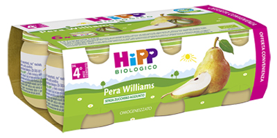 HIPP BIO OMOGENEIZZATO PERA WILLIAMS 6X80 G