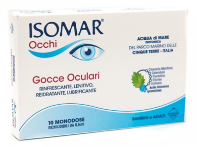 ISOMAR OCCHI GOCCE OCULARI ALL’ACIDO IALURONICO 0,20% 10 FLACONCINI