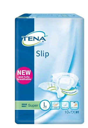 PANNOLONE PER INCONTINENZA A MUTANDINA TENA SLIP SUPER L 10PEZZI