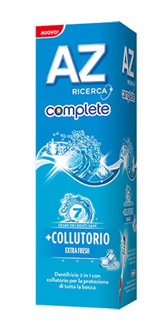 DENTIFRICIO AZ COMPLETE EXTRA FRESH + COLLUTORIO 75 ML