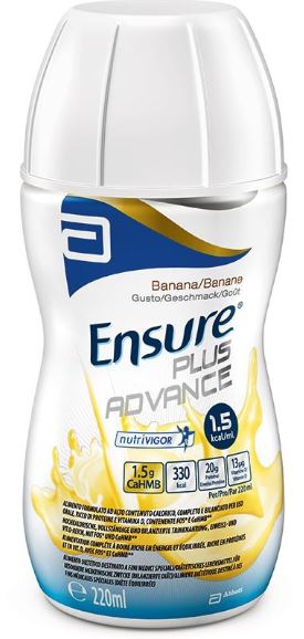 ENSURE PLUS ADVANCE BANANA 4 BOTTIGLIE DA 220 ML