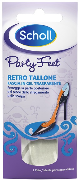 PLANTARE ORTOPEDICO PER RETRO TALLONE PARTY FEET SCHOLL GELACTIV 1 PAIO