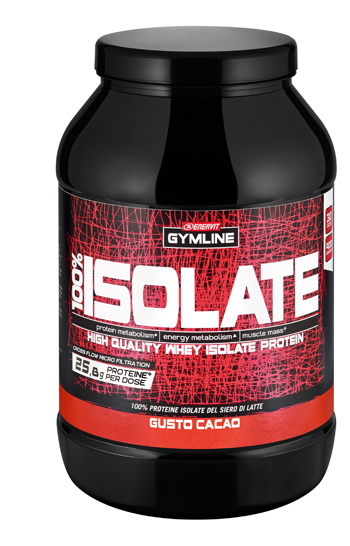 GYMLINE 100% WHEY ISOLATE CACAO 900 G