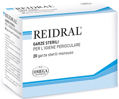 REIDRAL GARZE OCULARI 20 PEZZI