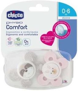 CHICCO SUCCHIETTO COMFORT GIRL IN SILICONE 6-16 MESI 1 PEZZO