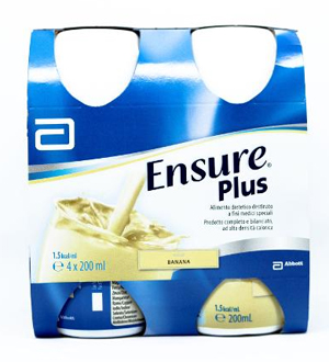 ENSURE PLUS BANANA 4 BOTTIGLIE DA 200 ML