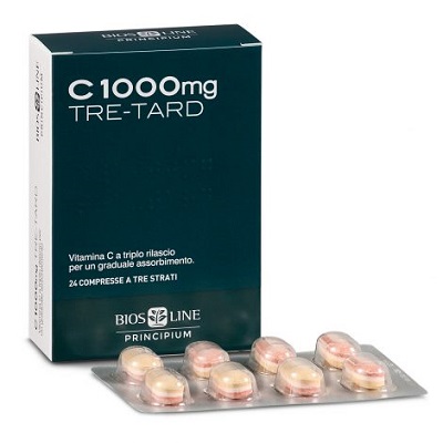 PRINCIPIUM C 1000 MG TRE-TARD 24 COMPRESSE A TRE STRATI