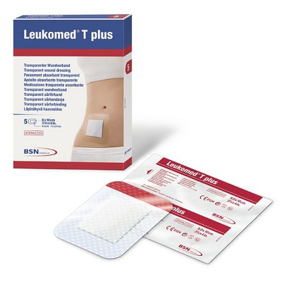 LEUKOMED T PLUS MEDICAZIONE POST-OPERATORIA TRASPARENTE IMPERMEABILE 10X25 CM