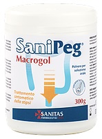 SANIPEG MACROGOL POLVERE PER SOLUZIONE ORALE BARATTOLO 300 G