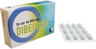 DIBENORM PLUS 36 COMPRESSE 850 MG