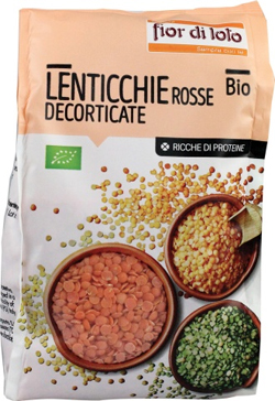 LENTICCHIE PICCOLE ROSSE DECORTICATE BIO 400 G