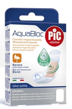 CEROTTO PIC AQUABLOC 10X10CM ANTIBATTERICO 5 PEZZI