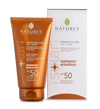 NATURE’S I SOLARI CREMA SOLARE VISO E CORPO SPF 50 IR SUN 150 ML