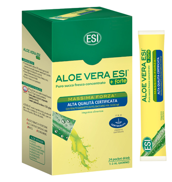 ESI ALOE VERA SUCCO + FORTE 24 POCKET DRINK