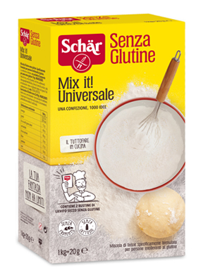 SCHAR MIX IT FARINA UNIVERSALE SENZA LATTOSIO 1 KG + 20 G