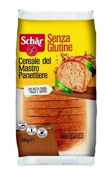 SCHAR CEREALE DEL MASTRO PANETTIERE PANE CON CEREALI SENZA LATTOSIO 330 G