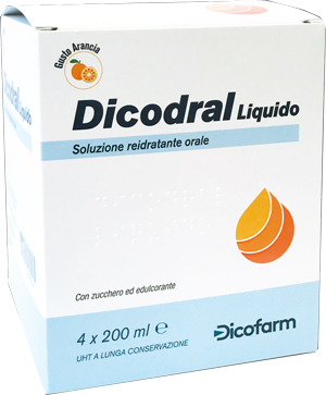 DICODRAL LIQUIDO SOLUZIONE REIDRATANTE ORALE 4 X 200 ML