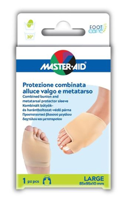 PROTEZIONE MASTER-AID PER ALLUCE VALGO E METATARSO L 1 PEZZO