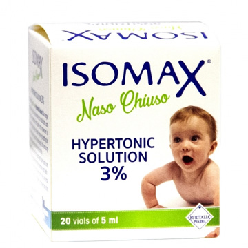 SOLUZIONE IPERTONICA ISOMAX NASO CHIUSO 20 FLACONCINI DA 5 ML