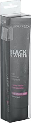 CURAPROX BLACK IS WHITE DENTIFRICI SBIANCANTI 1 DENTIFRICIODA 90ML + 1 SPAZZOLINO