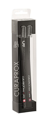 CURAPROX BLACK IS WHITE DENTIFRICI SBIANCANTI 2 SPAZZOLINI