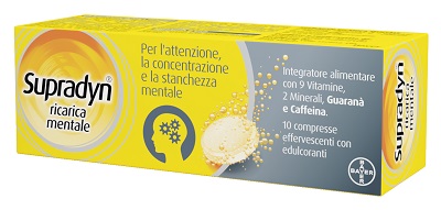 SUPRADYN RICARICA MENTALE 10 COMPRESSE